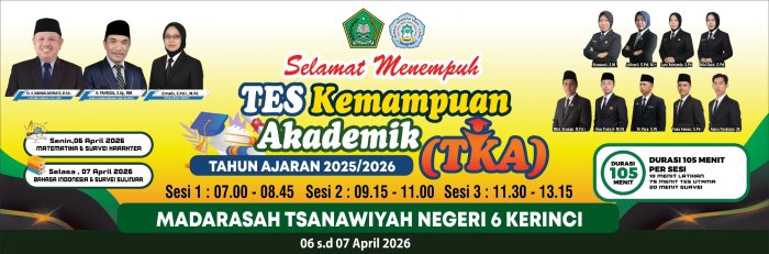 Siap Tempuh TKA 2026, Siswa Kelas IX MTsN 6 Kerinci Diuji Matematika hingga Survei Sulinjar