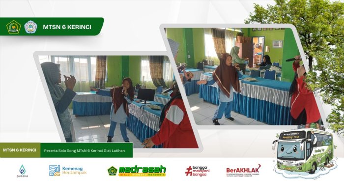 Peserta Solo Song MTsN 6 Kerinci Giat Latihan Peserta Solo Song MTsN 6 Kerinci Giat Latihan