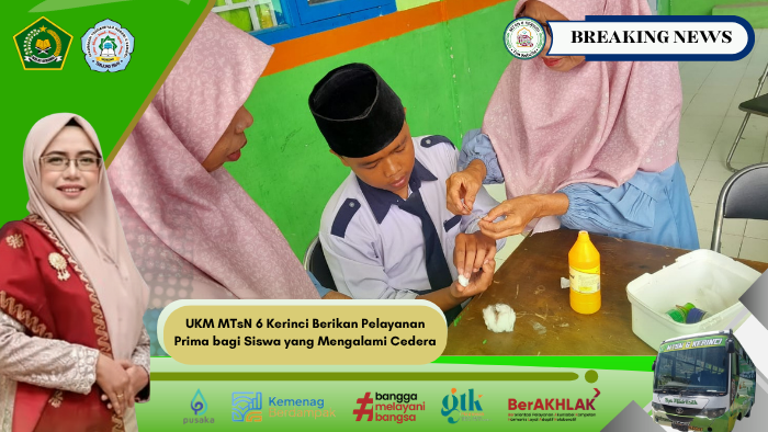 UKM MTsN 6 Kerinci Berikan Pelayanan Prima bagi Siswa yang Mengalami Cedera UKM MTsN 6 Kerinci Berikan Pelayanan Prima bagi Siswa yang Mengalami Cedera