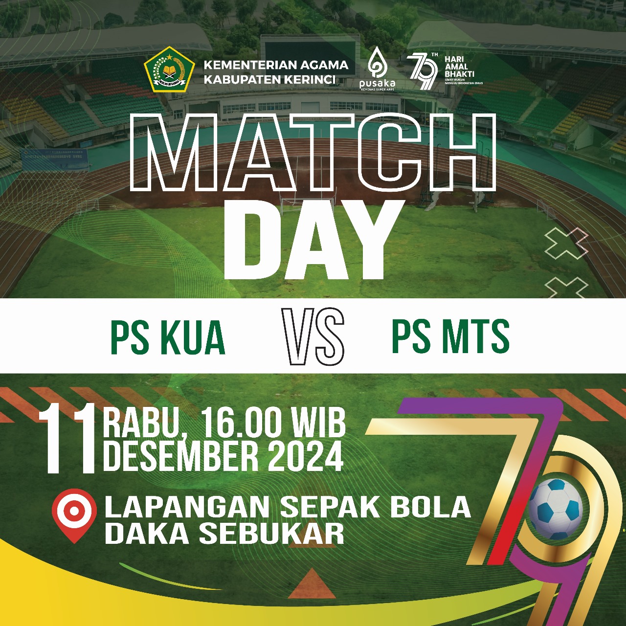 Semifinal 2 Liga HAB Kemenag Kerinci: PS MTs Berhadapan dengan PS KUA Semifinal 2 Liga HAB Kemenag Kerinci: PS MTs Berhadapan dengan PS KUA