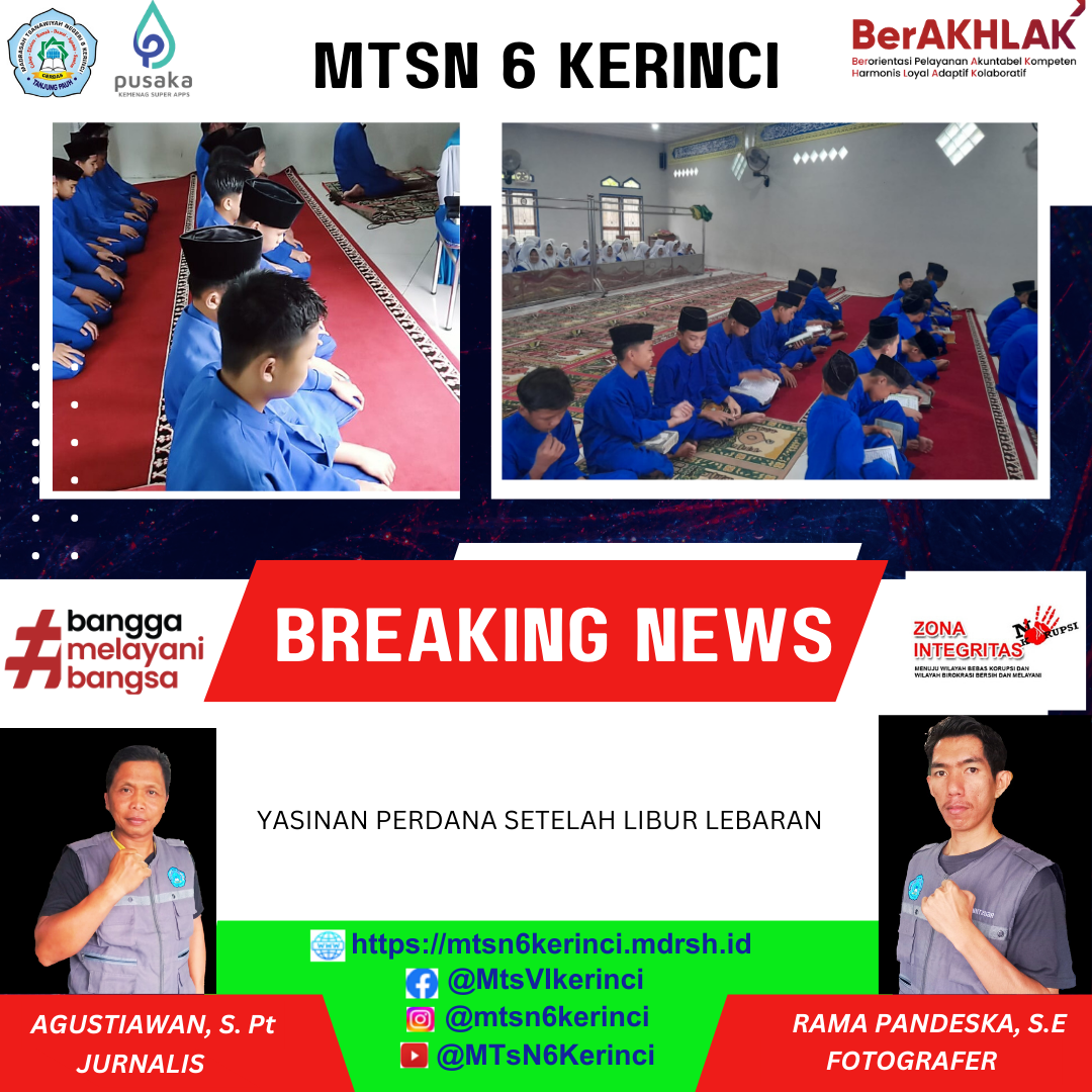 YASINAN PERTAMA SETELAH LIBUR YASINAN PERTAMA SETELAH LIBUR