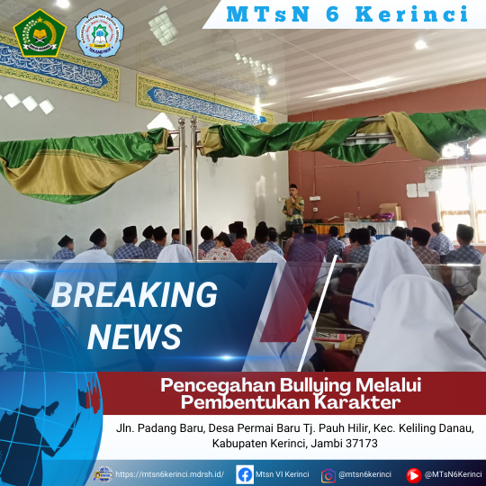 Pencegahan Bullying Melalui Pembentukan Karakter Pencegahan Bullying Melalui Pembentukan Karakter