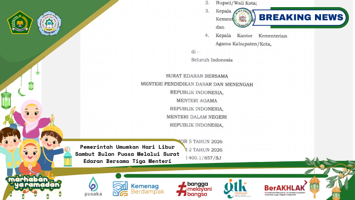 Pemerintah Umumkan Hari Libur Sambut Bulan Puasa Melalui Surat Edaran Bersama Tiga Menteri