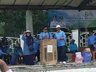 PTK MTsN 6 Kerinci Dapatkan Doorprize Luar Biasa di Penghujung Jalan Santai Kerukunan HAB ke-80
