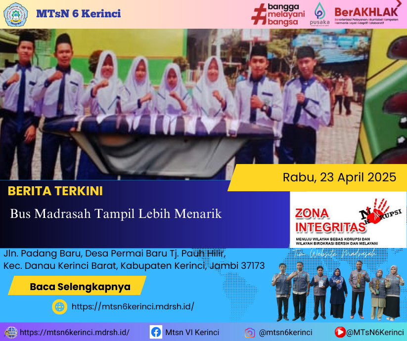 Bus Madrasah Tampil Lebih Menarik