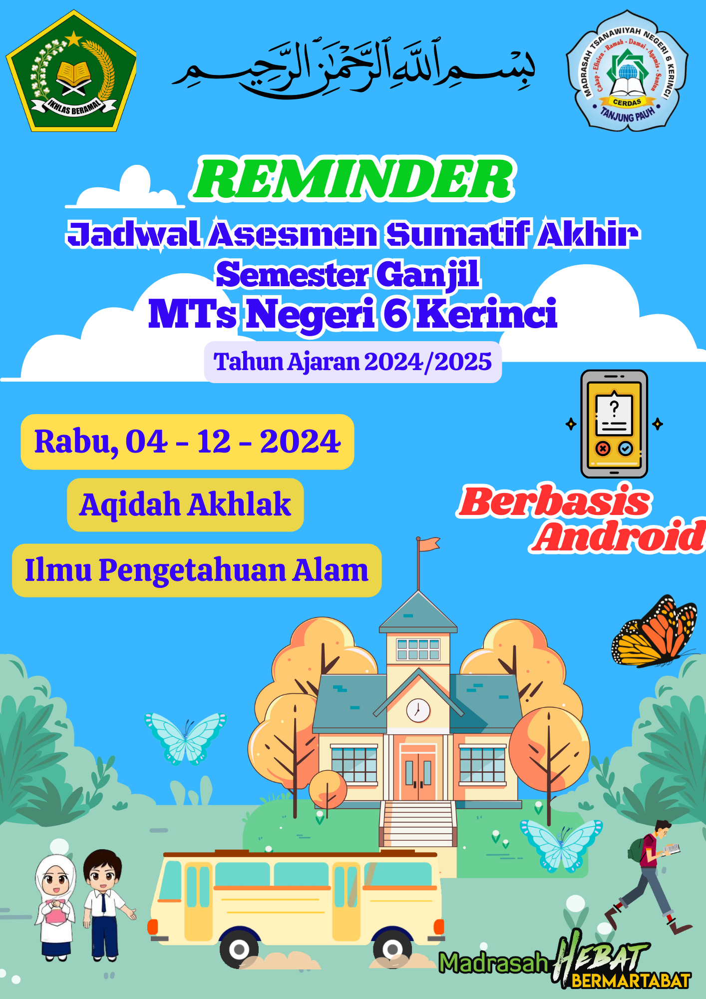 Jadwal ASAS Gasal Tahun Ajaran 2024/2025 dalam Format Video Jadwal ASAS Gasal Tahun Ajaran 2024/2025 dalam Format Video