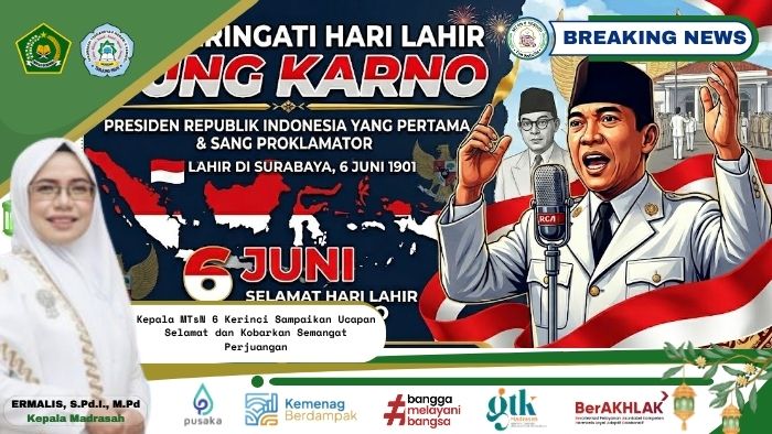 Kepala MTsN 6 Kerinci Sampaikan Ucapan Selamat dan Kobarkan Semangat Perjuangan Kepala MTsN 6 Kerinci Sampaikan Ucapan Selamat dan Kobarkan Semangat Perjuangan