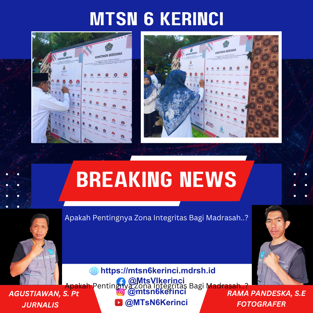 Apakah Pentingnya Zona Integritas Bagi Madrasah..?