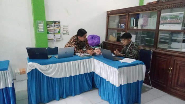 Panitia Ujian Gelar Koordinasi Bersama Wakamad Akademik Menjelang Ujian Berbasis Android