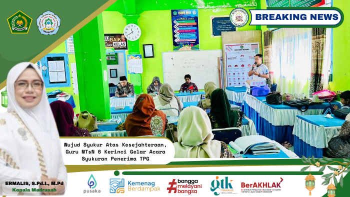 Wujud Syukur Atas Kesejahteraan, Guru MTsN 6 Kerinci Gelar Acara Syukuran Penerima TPG Wujud Syukur Atas Kesejahteraan, Guru MTsN 6 Kerinci Gelar Acara Syukuran Penerima TPG