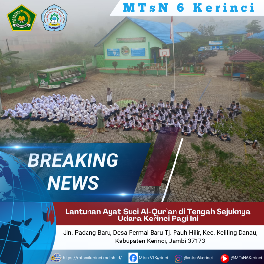 Lantunan Ayat Suci Al-Qur`an di Tengah Sejuknya Udara Kerinci Pagi Ini