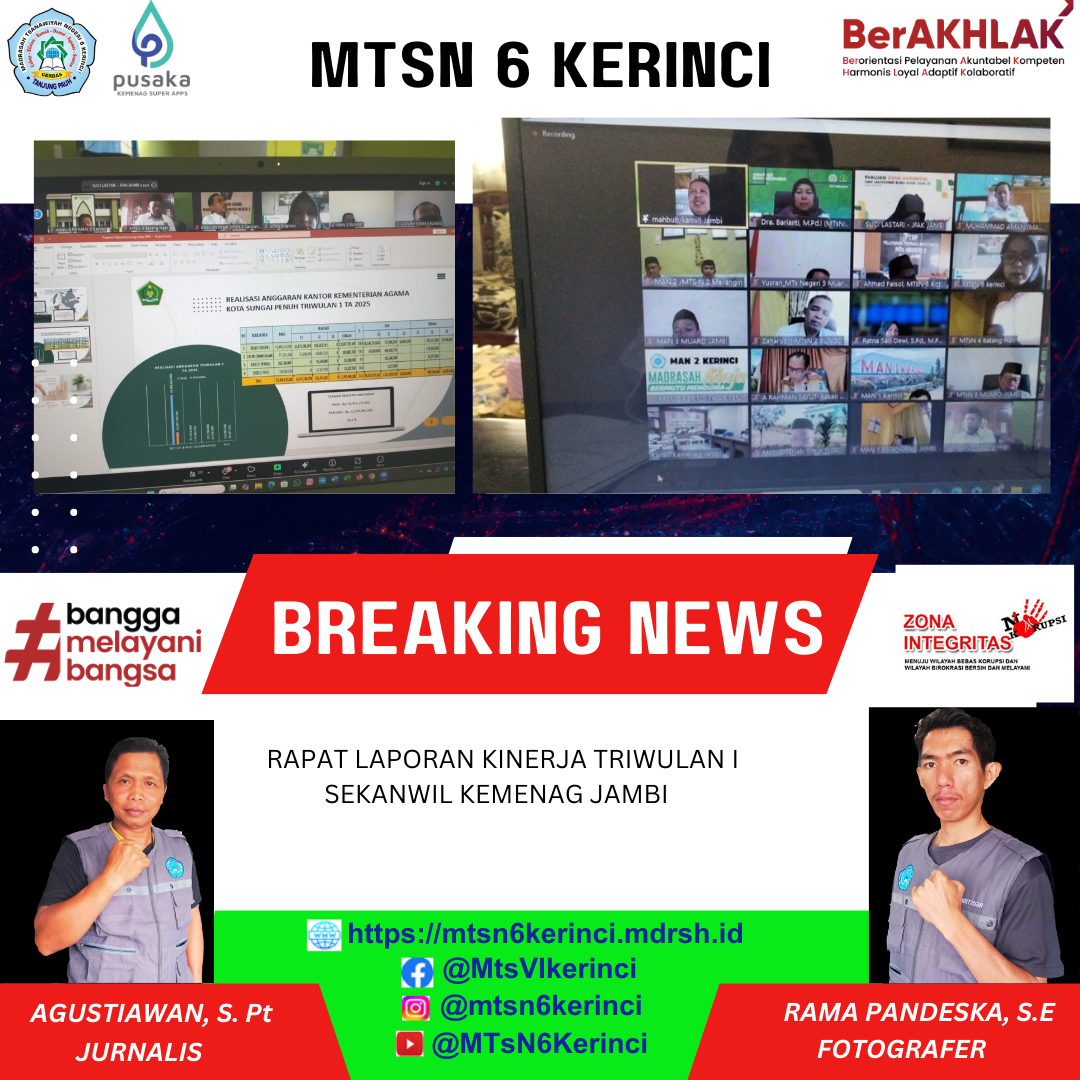 RAPAT LAPORAN KINERJA TRIWULAN I SEKANWIL KEMENAG JAMBI RAPAT LAPORAN KINERJA TRIWULAN I SEKANWIL KEMENAG JAMBI