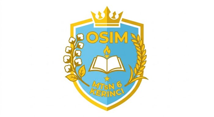 Resmi! OSIM MTsN 6 Kerinci Luncurkan Logo Baru dengan Filosofi Perisai, Mahkota, dan Semangat Prestasi