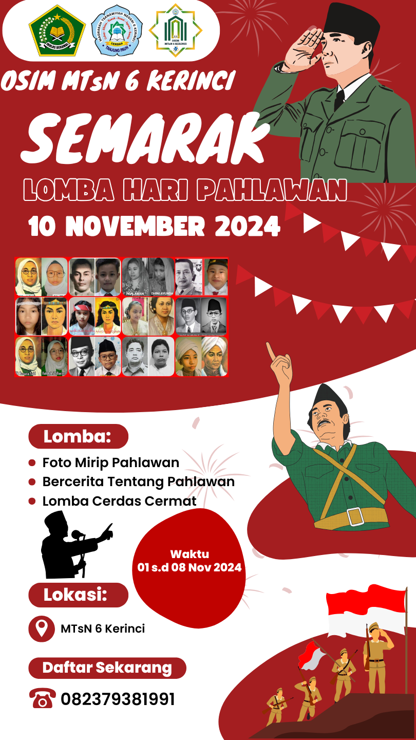 MTsN 6 Kerinci Gelar Event Siswa untuk Peringati Hari Pahlawan MTsN 6 Kerinci Gelar Event Siswa untuk Peringati Hari Pahlawan
