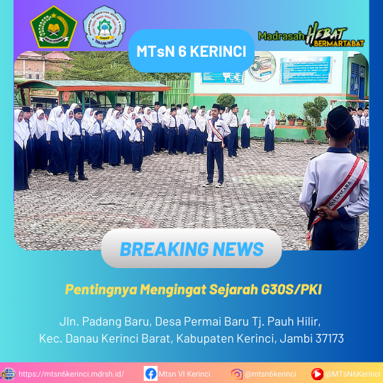 Pentingnya Mengingat Sejarah G30S/PKI Pentingnya Mengingat Sejarah G30S/PKI
