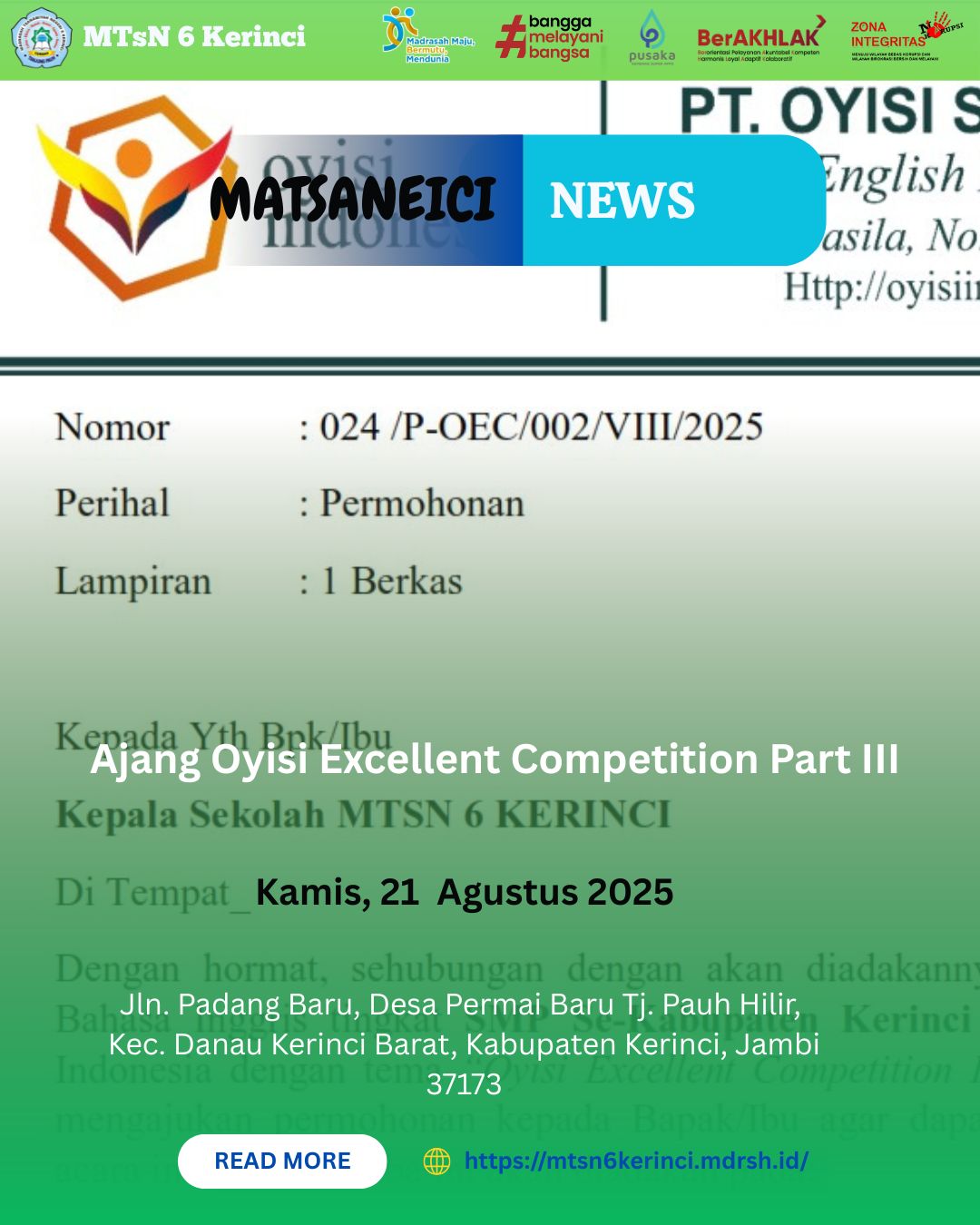 Ajang Oyisi Excellent Competition Part III