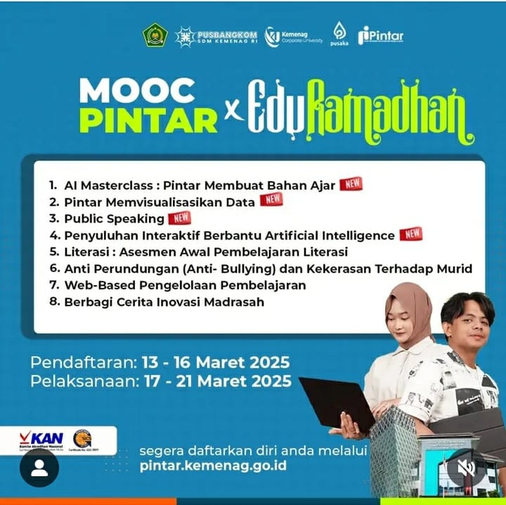 Info Pelatihan Pintar Bulan Ramadhan 1446 H / Maret 2025 M Info Pelatihan Pintar Bulan Ramadhan 1446 H / Maret 2025 M