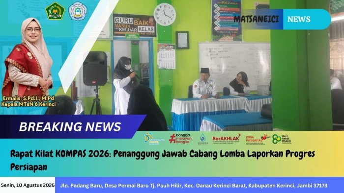 Rapat Kilat KOMPAS 2026: Penanggung Jawab Cabang Lomba Laporkan Progres Persiapan