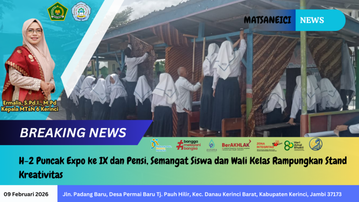 H-2 Puncak Expo ke IX dan Pensi, Semangat Siswa dan Wali Kelas Rampungkan Stand Kreativitas