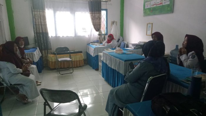 Tim Puskesmas Semerap Lakukan Monitoring Persiapan MTsN 6 Kerinci Menuju Lomba Sekolah Sehat