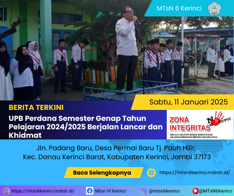 UPB Perdana Semester Genap Tahun Pelajaran 2024/2025 Berjalan Lancar dan Khidmat UPB Perdana Semester Genap Tahun Pelajaran 2024/2025 Berjalan Lancar dan Khidmat
