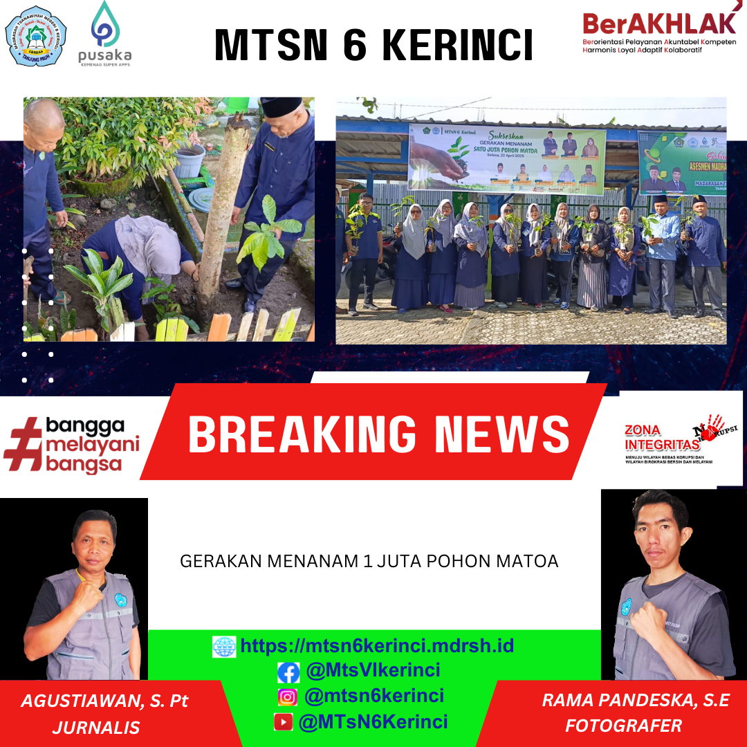 GERAKAN MENANAM SEJUTA MATOA