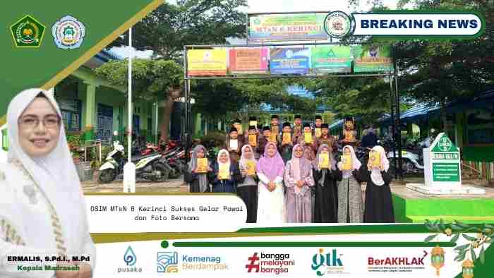 OSIM MTsN 6 Kerinci Sukses Gelar Pawai dan Diakhiri dengan Foto Bersama OSIM MTsN 6 Kerinci Sukses Gelar Pawai dan Diakhiri dengan Foto Bersama