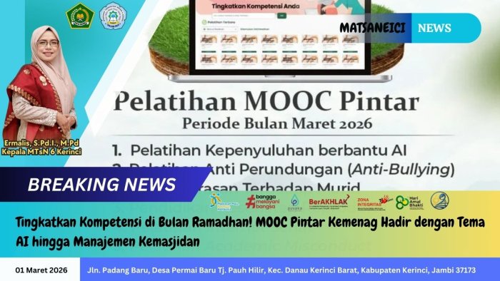 Tingkatkan Kompetensi di Bulan Ramadhan! MOOC Pintar Kemenag Hadir dengan Tema AI hingga Manajemen Kemasjidan